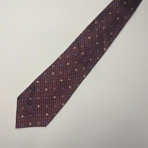 Barrington Men's Silk Burgundy Print‎ Necktie 60" x 4"